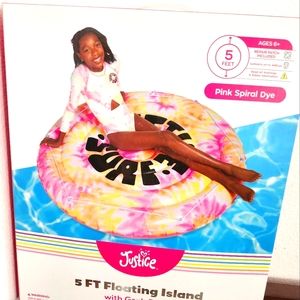 Justice 5 ft multi-color pool float